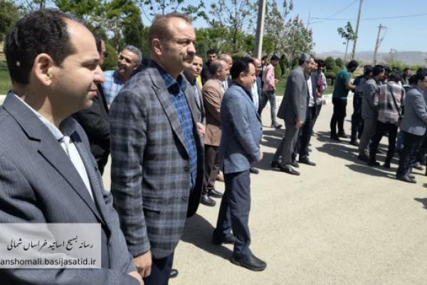 تجمع اساتید، کارکنان و دانشجویان بسیجی آموزشکده های فنی و حرفه‌ای دارالفنون ودختران بجنورد در حمایت از مردم بی دفاع غزه همزمان با جنبش سراسری دانشگاهیان آمریکا 
